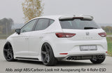 DIFUSOR DEPORTIVO DOBLE SALIDA LATERAL RIEGER SEAT LEON 5F PREFACELIFT