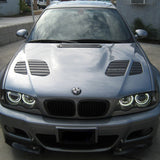 CAPÓ DE FIBRA PARA BMW M3 E46 GTR CON REJILLAS