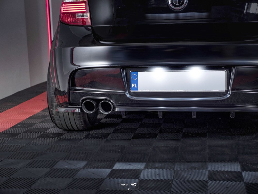 EXTENSION DIFUSOR CENTRAL CON ALETAS VERTICALES FOR BMW 1 E81/ E87 M-PACK FACELIFT - FULL GAS