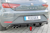 DIFUSOR DEPORTIVO 1 SALIDA RIEGER SEAT LEON 5F FR FACELIFT