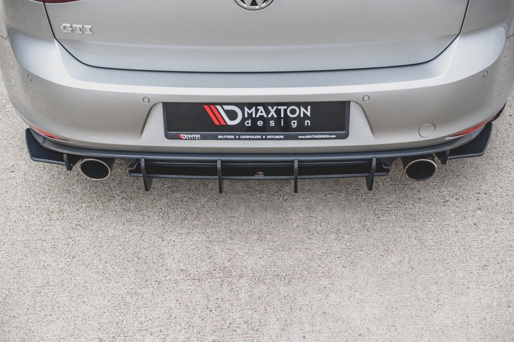 AÑADIDO LATERAL DE DIFUSOR MAXTON PERFORMANCE DE MAYOR RESISTENTENCIA V.1 VW GOLF 7 GTI PREFACELIFT - FULL GAS