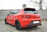 EXTENSIÓN DE ALERÓN EN NEGRO BRILLO SEAT LEON CUPRA 5F 2012 - 2016