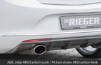 Rear Diffuser Double Outlet Opel Astra J Gloss Black