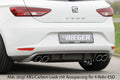 DIFUSOR DEPORTIVO DOBLE SALIDA LATERAL RIEGER SEAT LEON 5F PREFACELIFT - FULL GAS