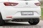 DIFUSOR DEPORTIVO DOBLE SALIDA LATERAL RIEGER SEAT LEON 5F PREFACELIFT - FULL GAS
