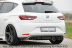 DIFUSOR DEPORTIVO DOBLE SALIDA LATERAL RIEGER SEAT LEON 5F PREFACELIFT - FULL GAS