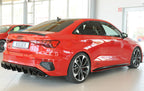 DIFUSOR DEPORTIVO 2 SALIDAS DOBLES RIEGER AUDI A3 8Y SEDAN S-LINE - FULL GAS