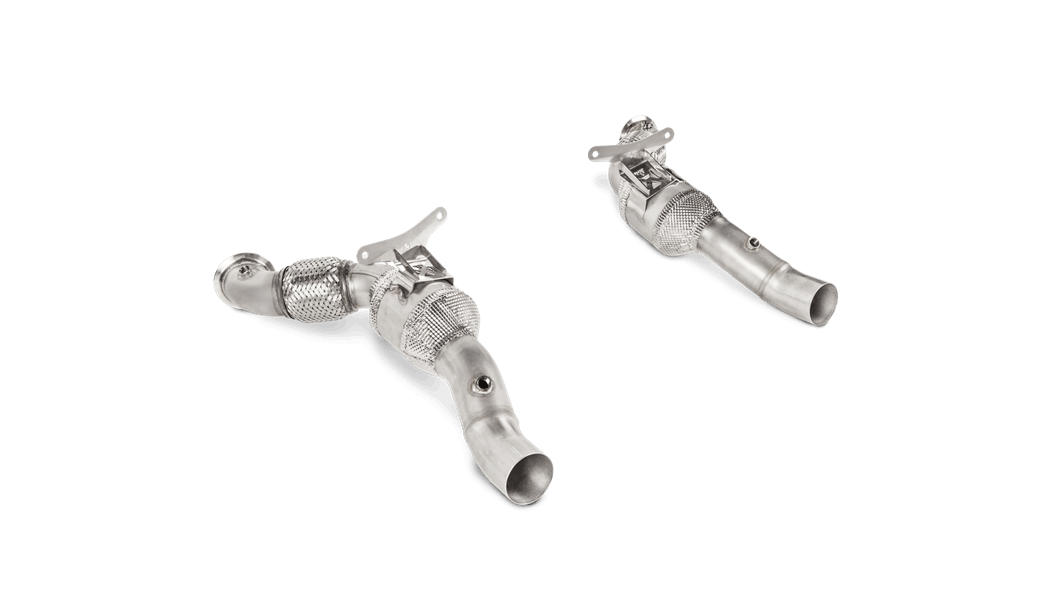 Link Pipe Akrapovic Evolution sin Catalizador Acero Inoxidable Ferrari 488 GTB / 488 Spider