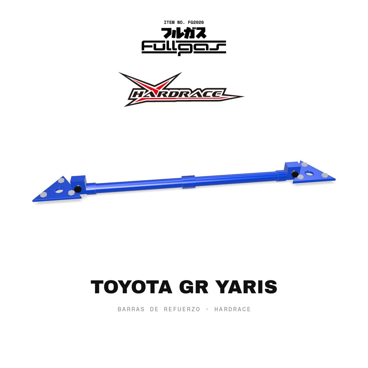 Barras de refuerzo Hardrace Toyota GR Yaris
