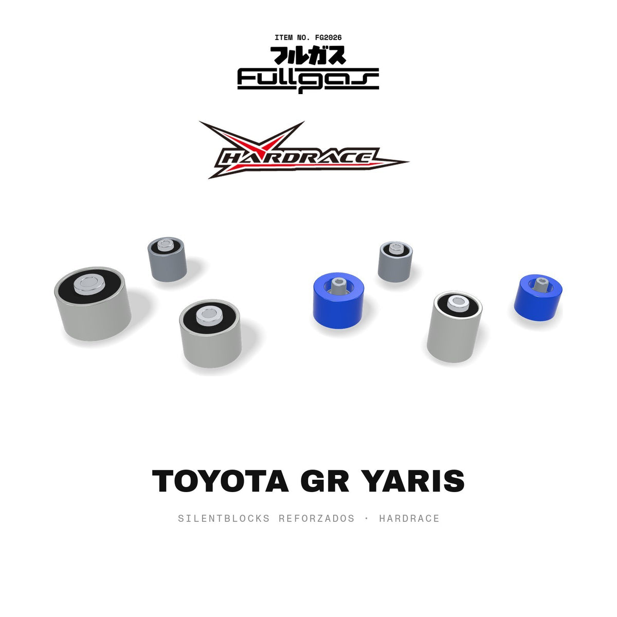 Silentblocks reforzados Hardrace Toyota GR Yaris