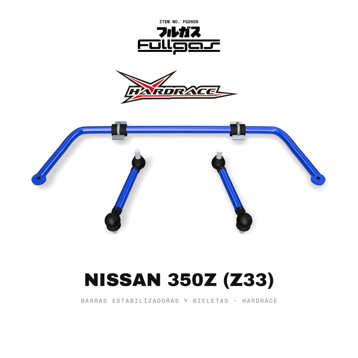 Barras estabilizadoras y bieletas Hardrace Nissan 350Z (Z33)