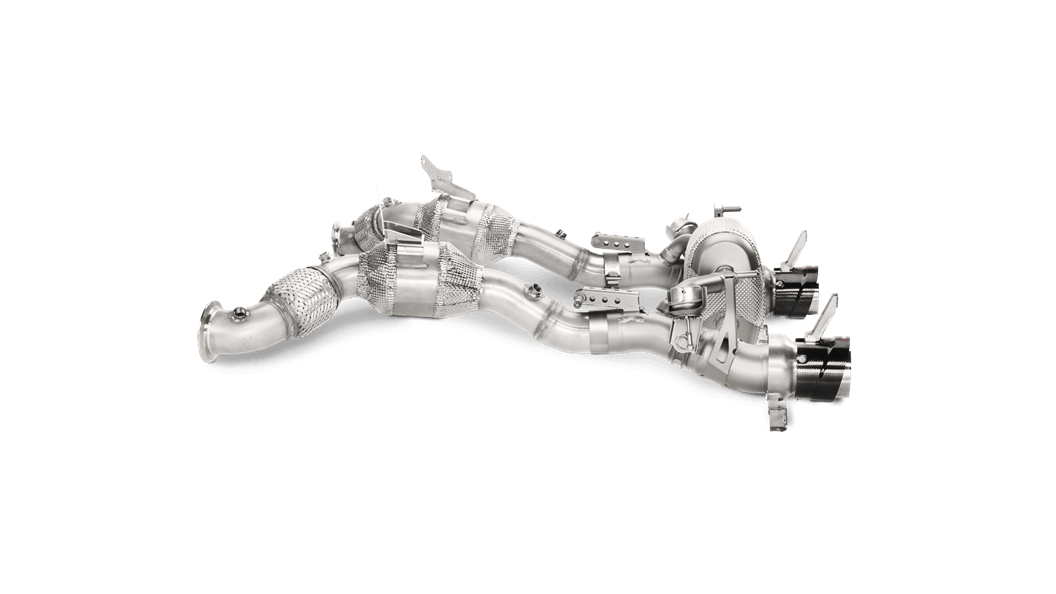 Link Pipe Akrapovic Evolution sin Catalizador Acero Inoxidable Ferrari 488 GTB / 488 Spider