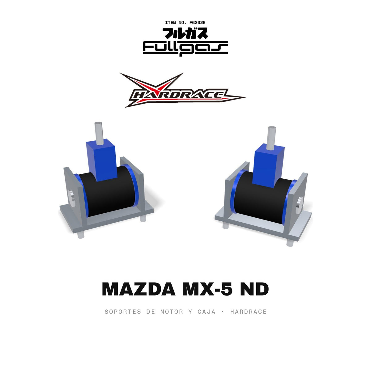 Soportes de motor y caja Hardrace Mazda MX-5 ND