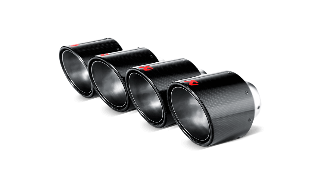 Juego de Colas Akrapovic Carbono Chevrolet Corvette Z06 / ZR1 (C6) – 125 mm