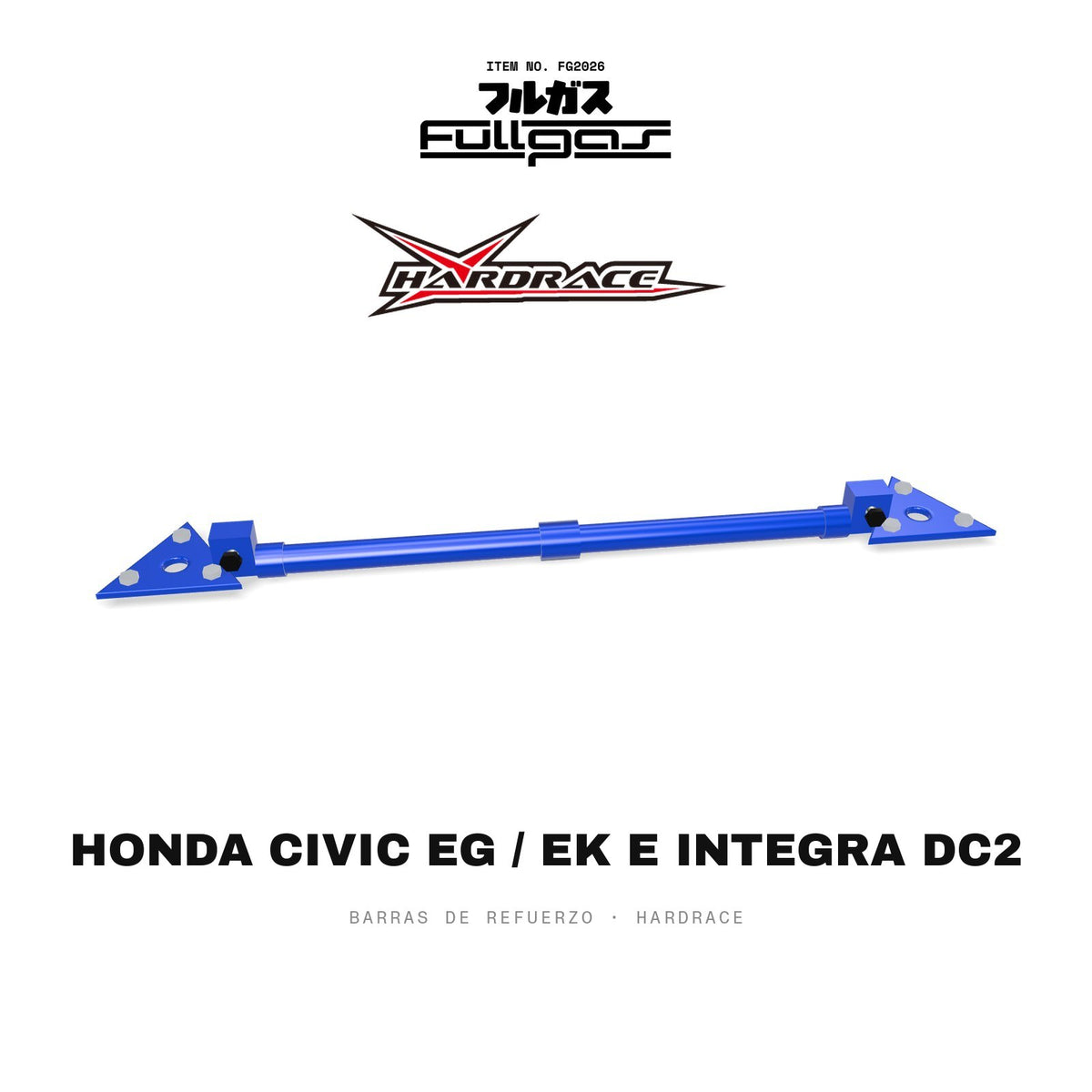 Barras de refuerzo Hardrace Honda Civic EG / EK e Integra DC2