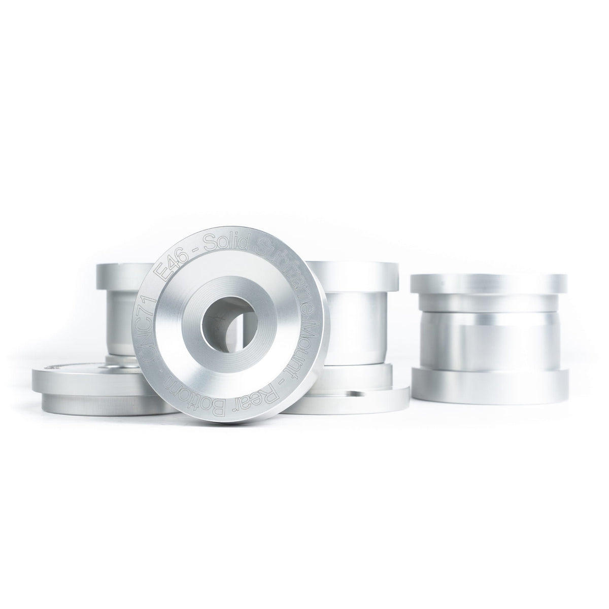 Casquillos De Aluminio Subchasis Trasero CNC71 Para Bmw E46