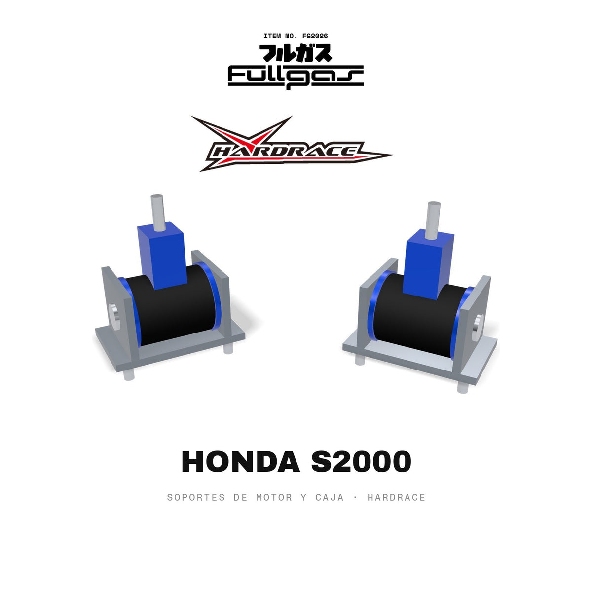 Soportes de motor y caja Hardrace Honda S2000