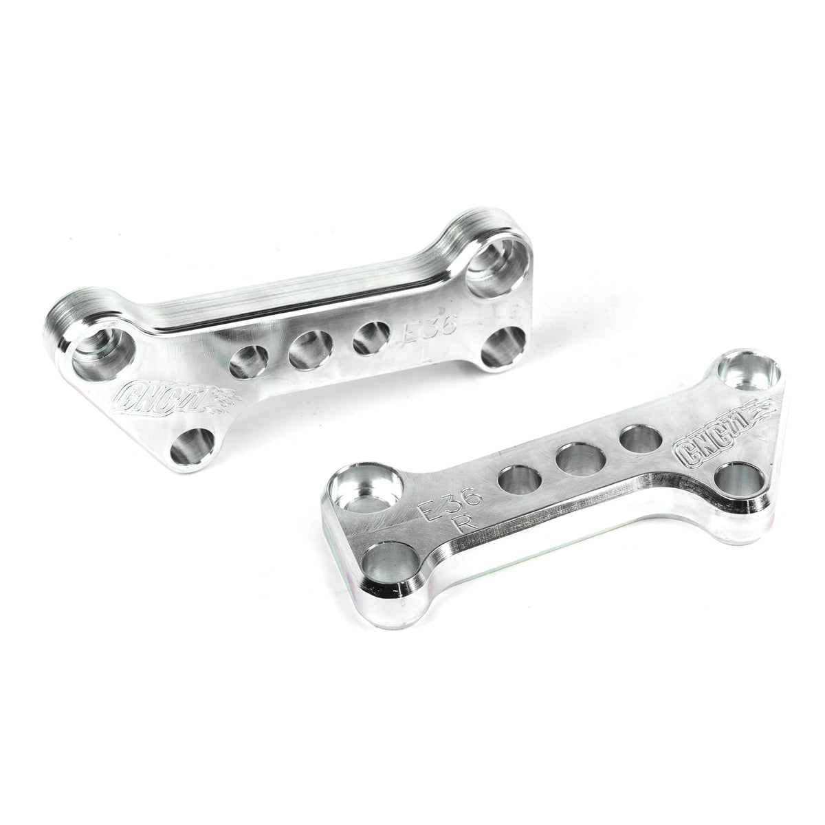 Adaptadores De Giro De Acero CNC71 Para Bmw E46 Con Brazos Originales