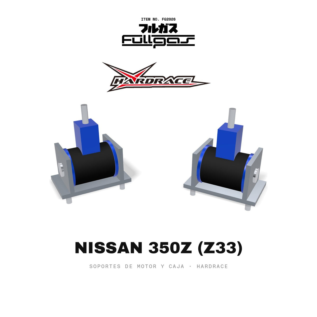 Soportes de motor y caja Hardrace Nissan 350Z (Z33)