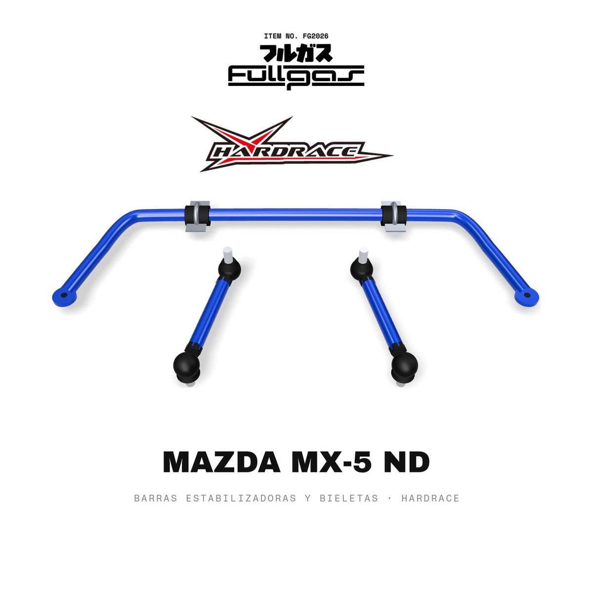 Barras estabilizadoras y bieletas Hardrace Mazda MX-5 ND