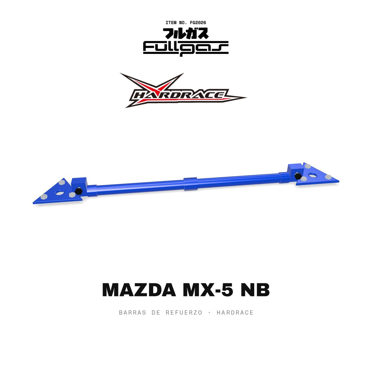 Barras de refuerzo Hardrace Mazda MX-5 NB