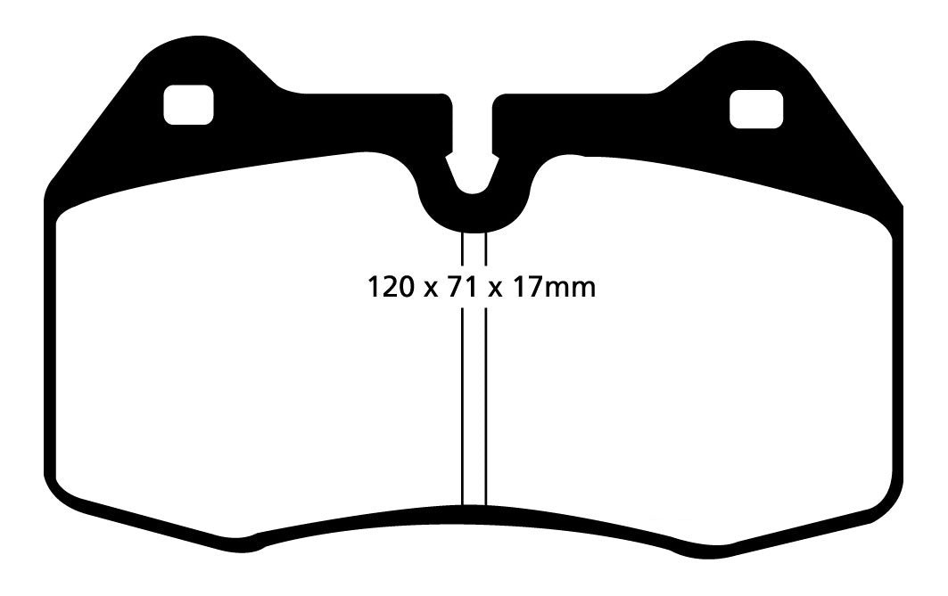 Plantilla pastilla EBC DP41032R – forma DP1032