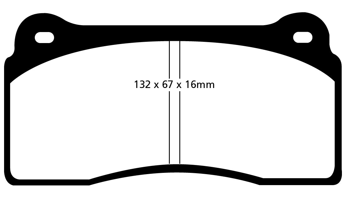 Plantilla pastilla EBC DP41110R – forma DP1110