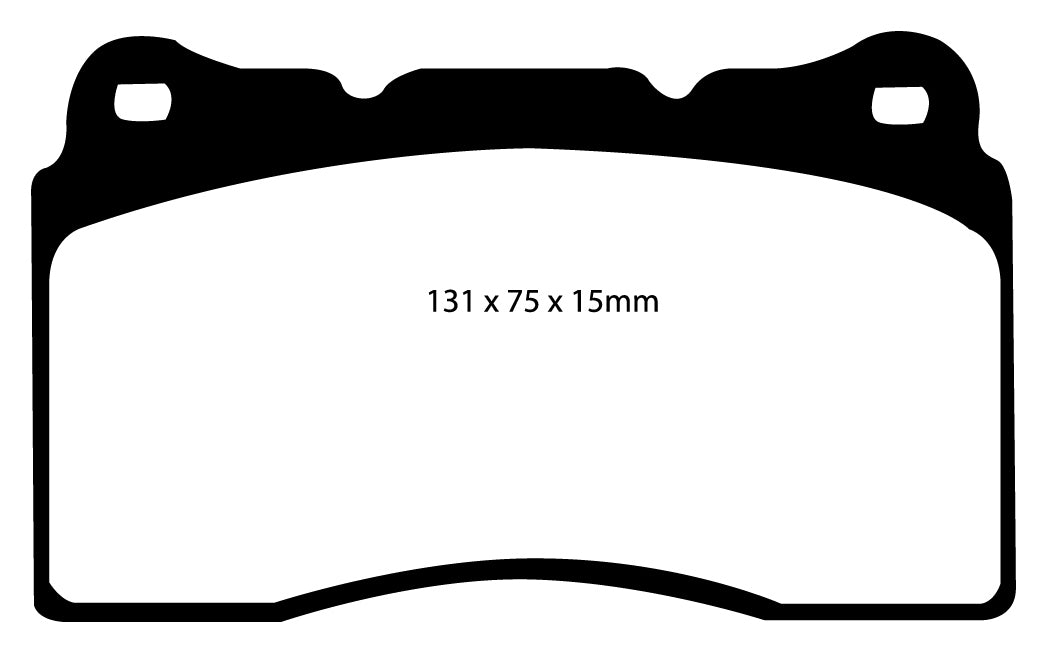 Plantilla pastilla EBC DP41210R – forma DP1210