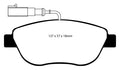 Plantilla pastilla EBC DP41383/2R – forma DP1383