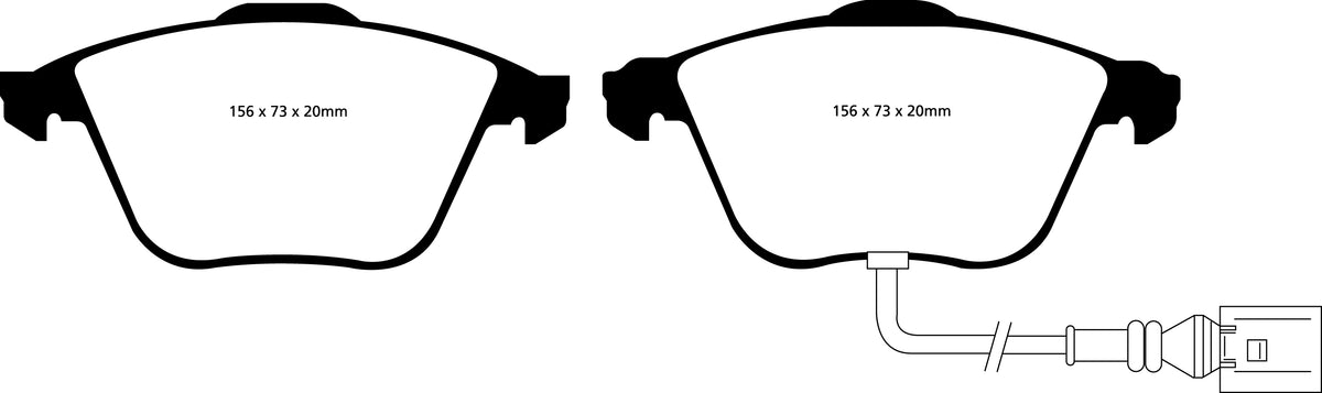 Plantilla pastilla EBC DP41594R – forma DP1594
