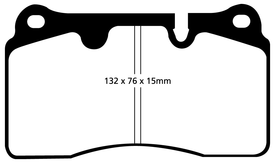 Plantilla pastilla EBC DP41908R – forma DP1908
