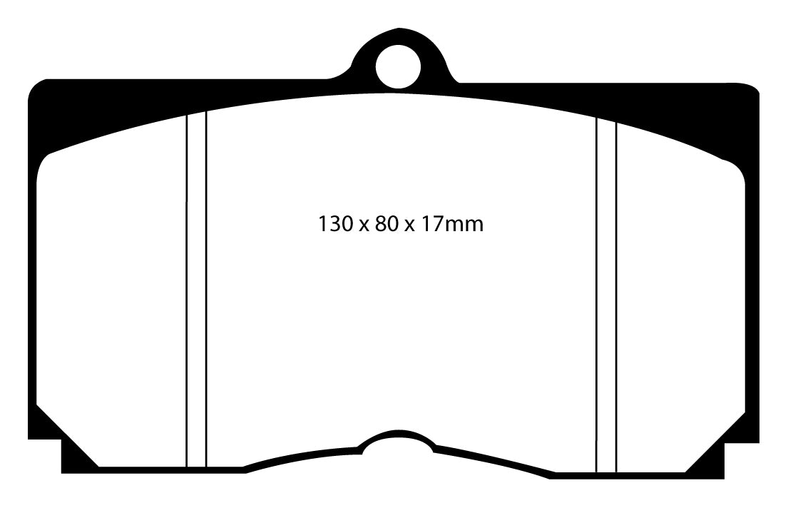 Plantilla pastilla EBC DP42021/2R – forma DP2021