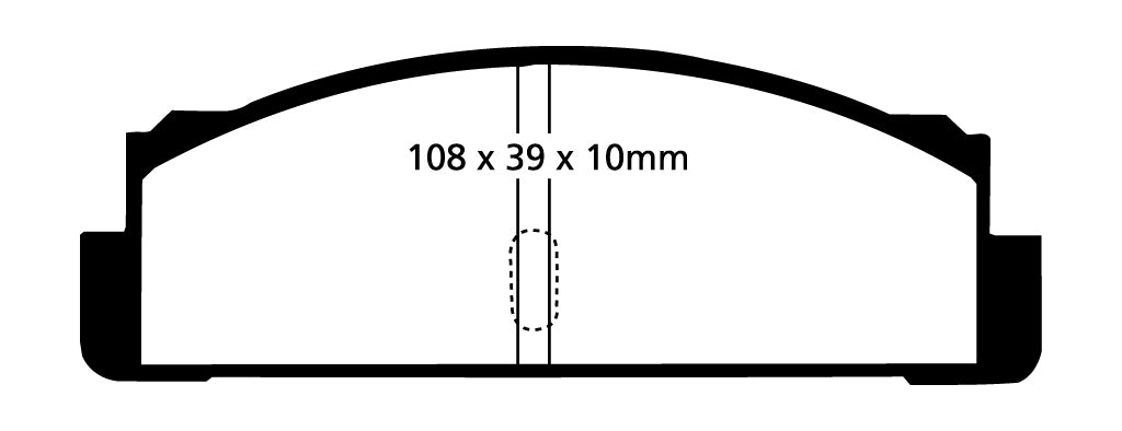 Plantilla pastilla EBC DP82130RPX – forma DP2130