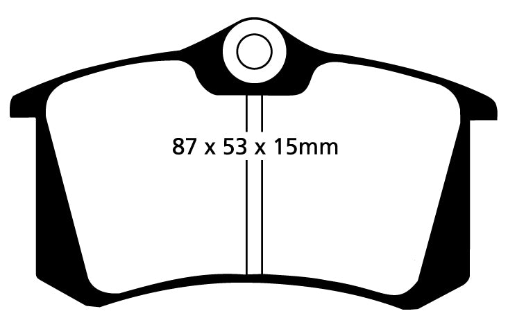 Plantilla pastilla EBC DP4680R – forma DP680