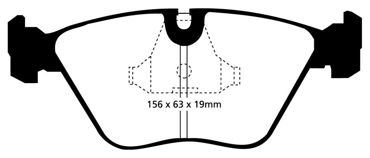 Plantilla pastilla EBC DP4689R – forma DP689