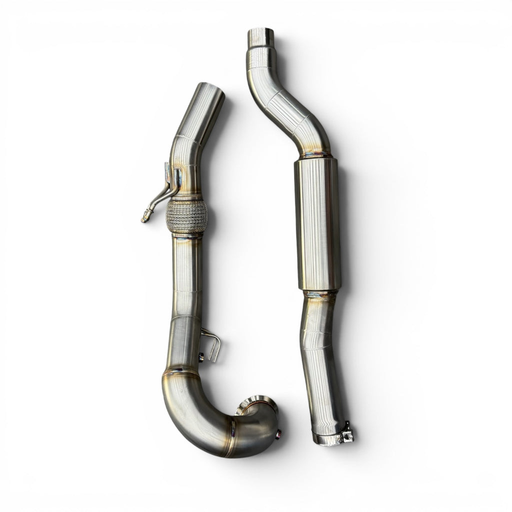 Downpipe Volkswagen Golf 8R Con Silenciador