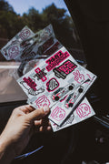 STICKER PACK MINI LIVE FAST - FULL GAS