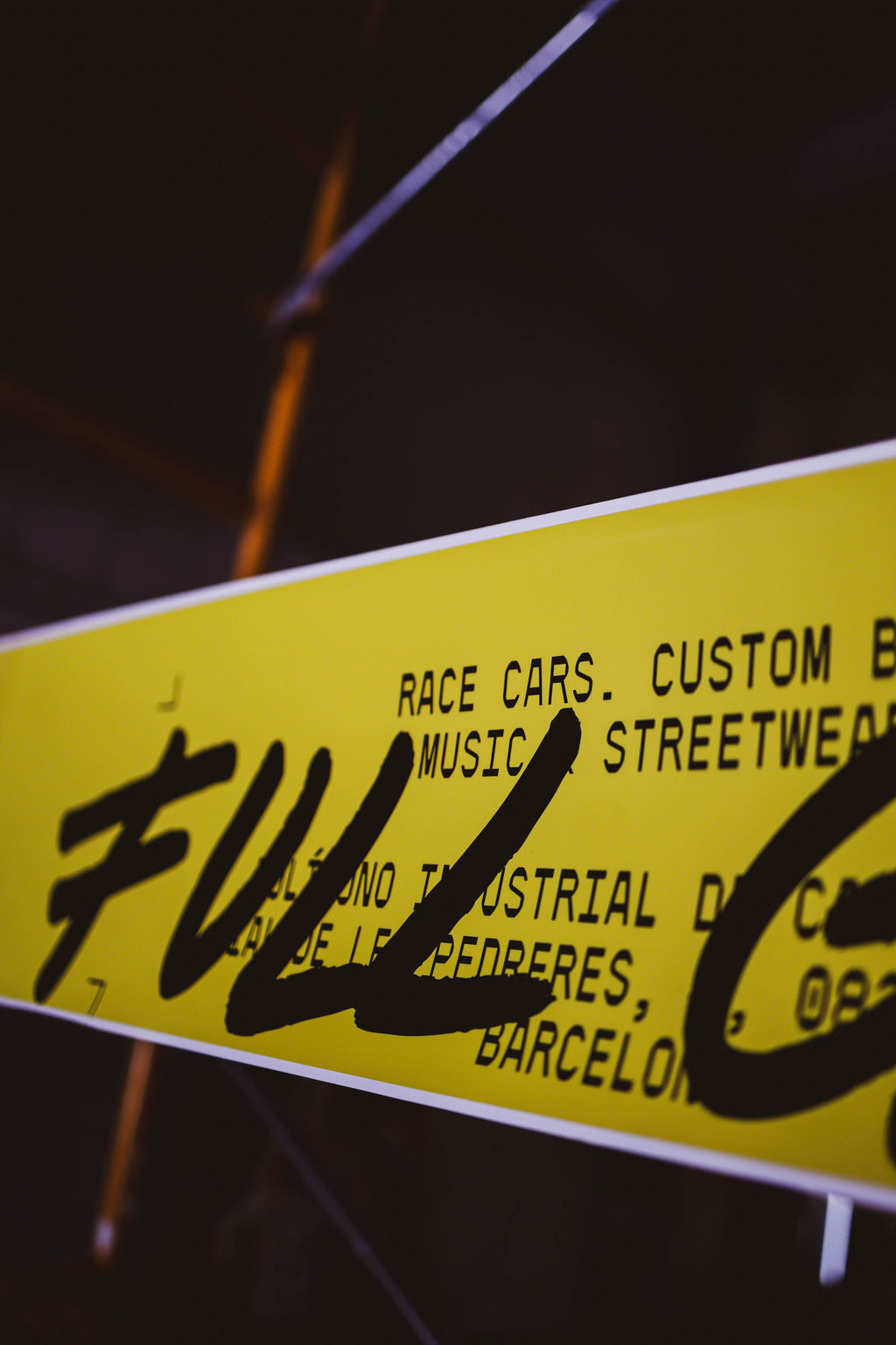 PARASOL FULL GAS TAG YELLOW