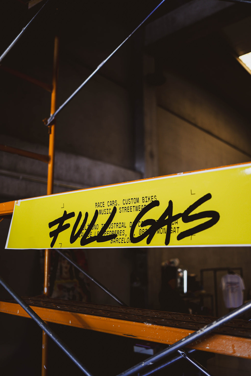 PARASOL FULL GAS TAG YELLOW