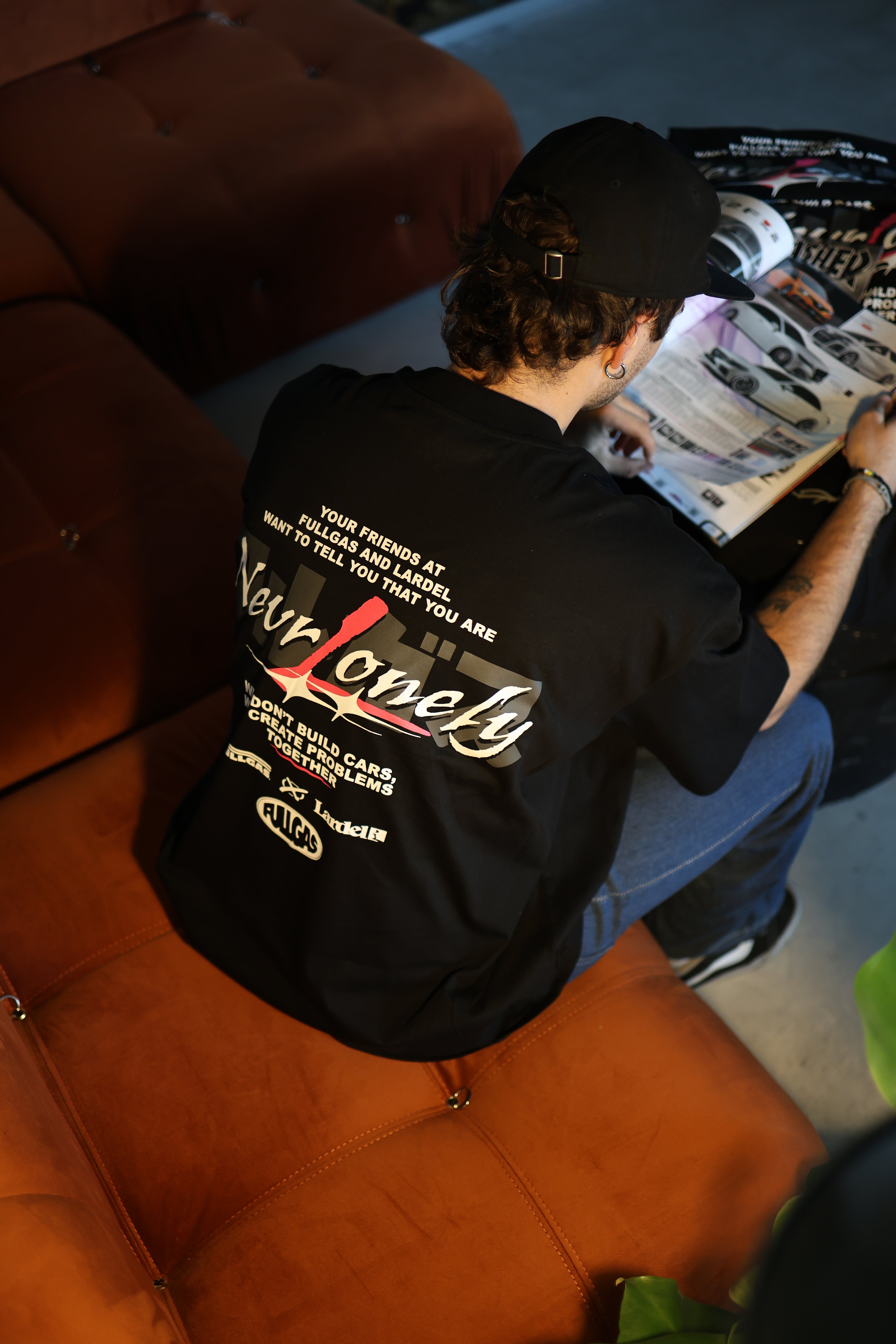 CAMISETA NEVR LONELY - FULLGAS X LARDEL