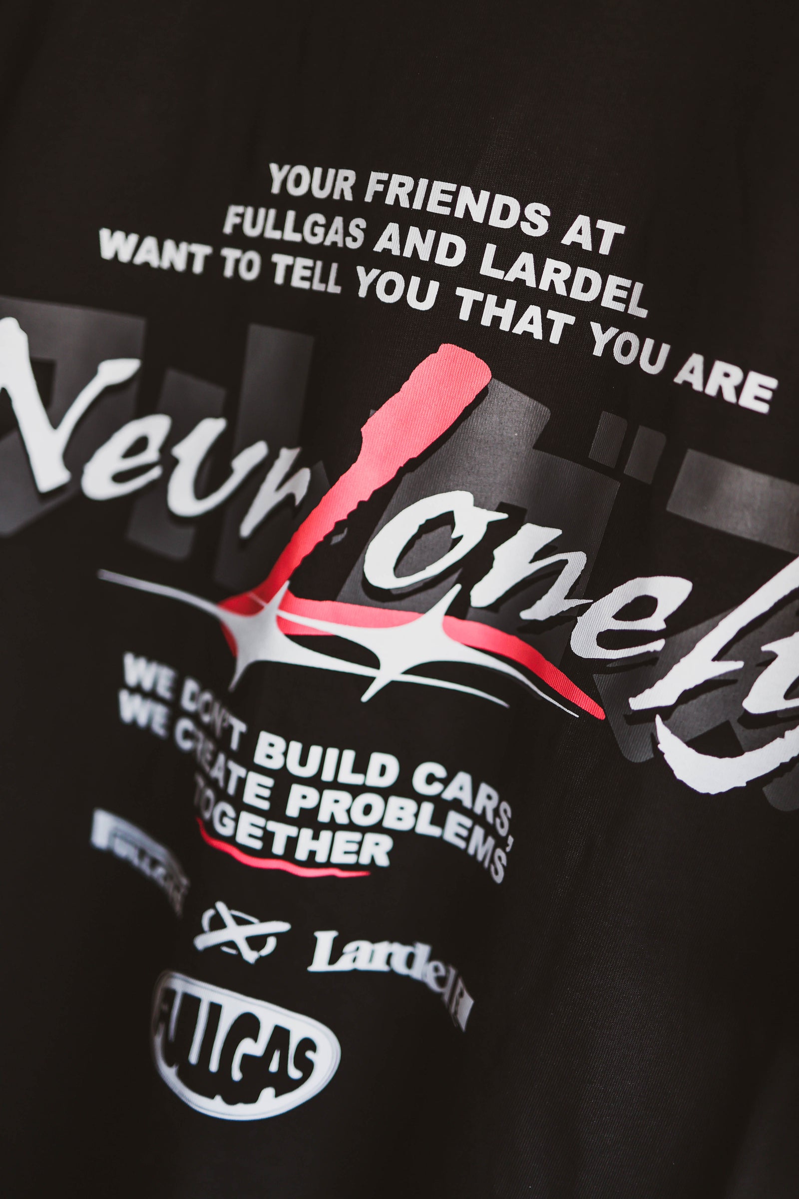 CAMISETA NEVR LONELY - FULLGAS X LARDEL - FULL GAS