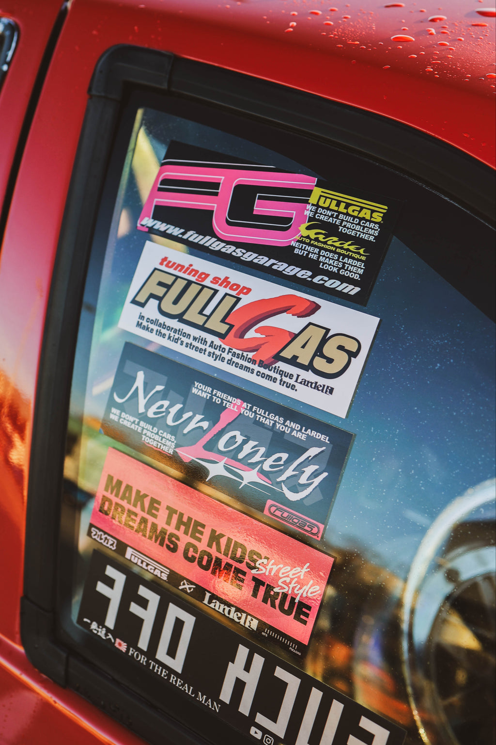 STICKER DRMS SHINE - FULLGAS X LARDEL - FULL GAS