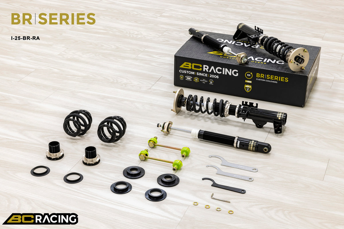 Suspensión BC Racing BMW E36 Compact: muelle trasero separado