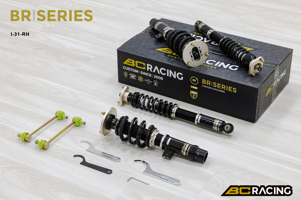 Suspensión BC Racing BMW M3 E46: true coilover, muelle trasero incorporado