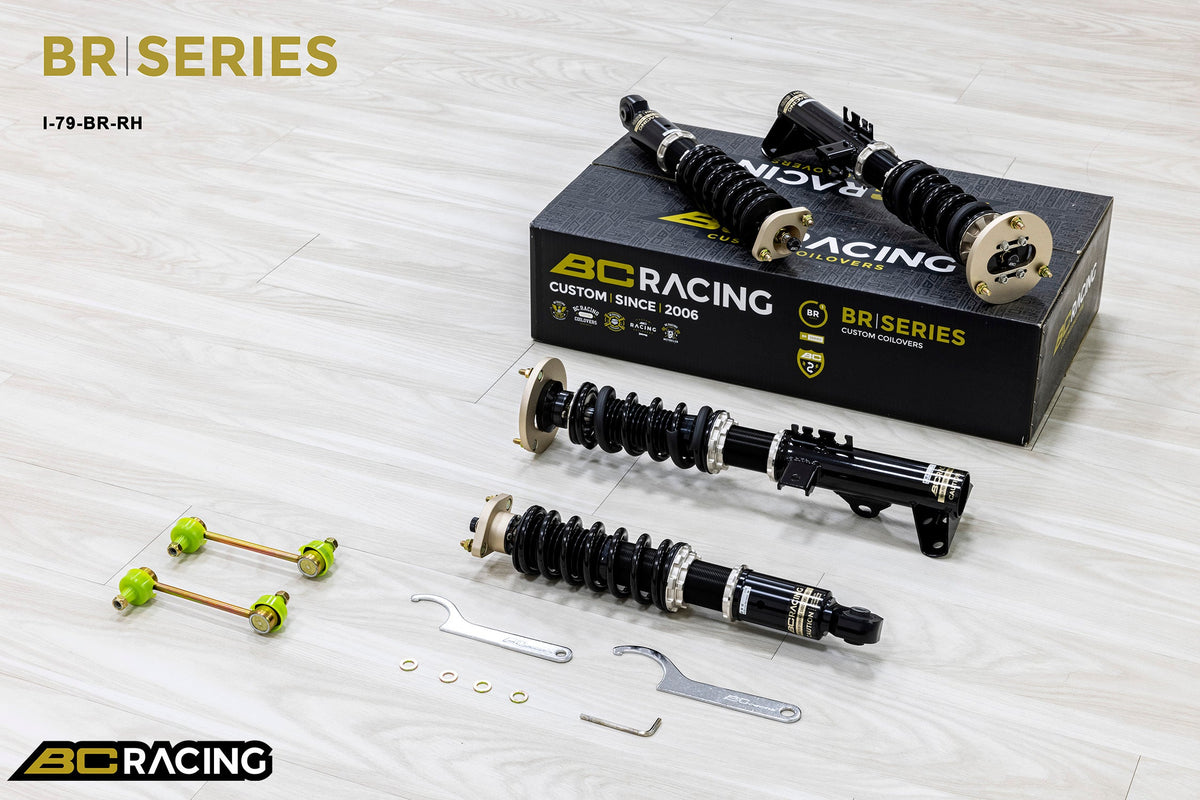 Suspensión BC Racing BMW E36: true coilover, muelle trasero incorporado