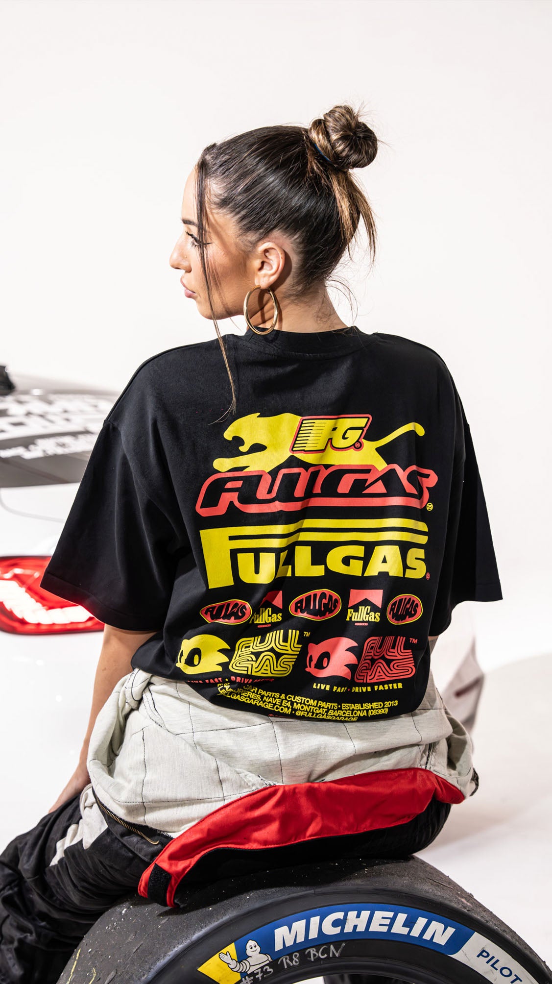 CAMISETA FG BLACK - FULL GAS