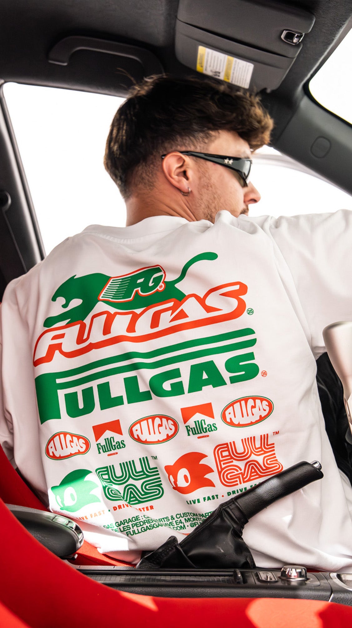 CAMISETA FG WHITE - FULL GAS