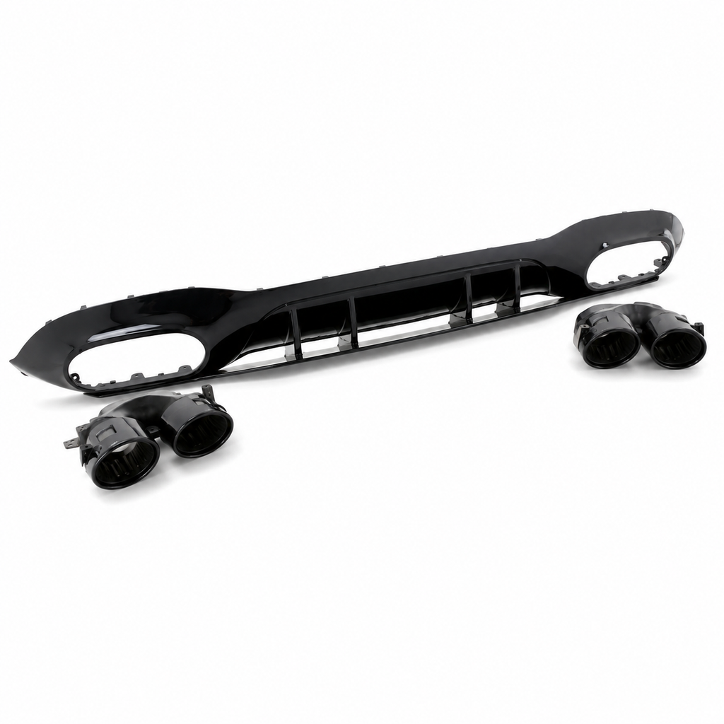 Pack Difusor + Colas Doble Salida Mercedes-Benz A-Class Estilo A45