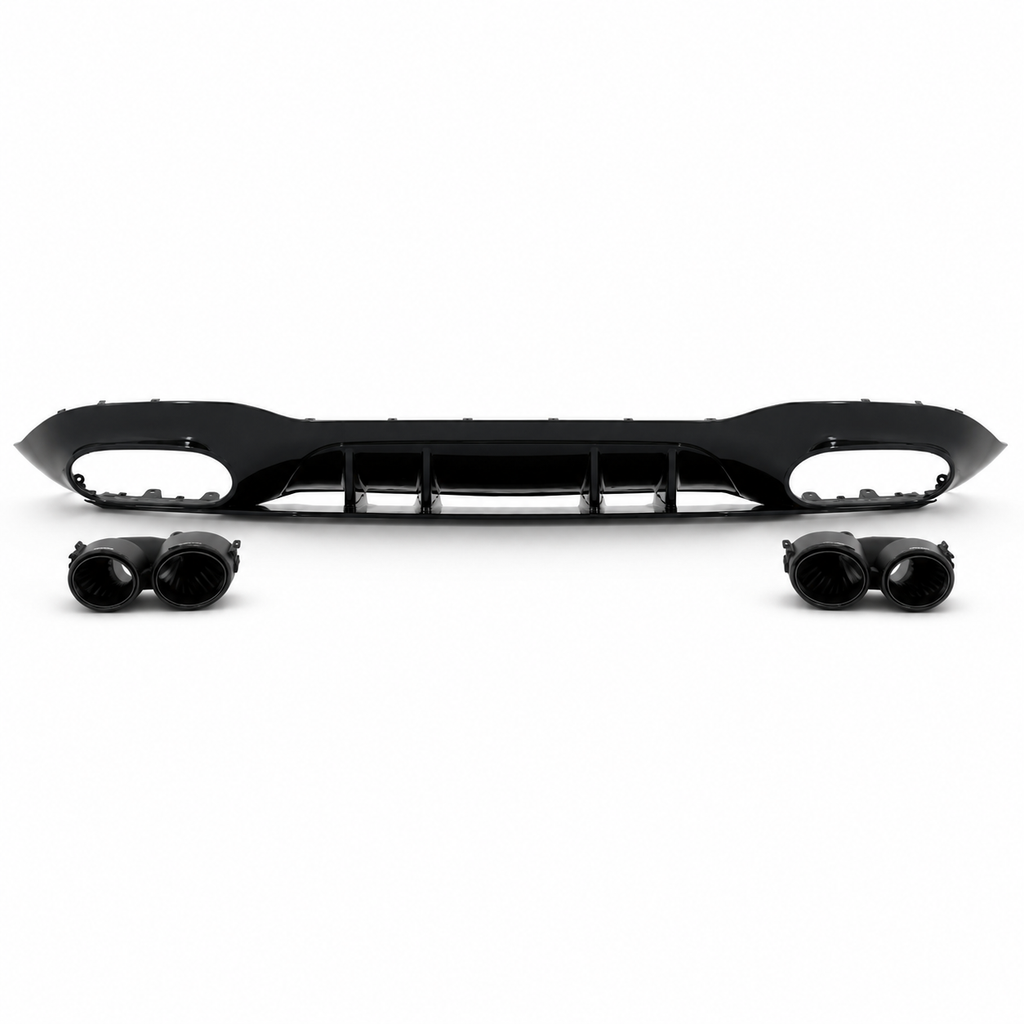 Pack Difusor + Colas Doble Salida Mercedes-Benz A-Class Estilo A45