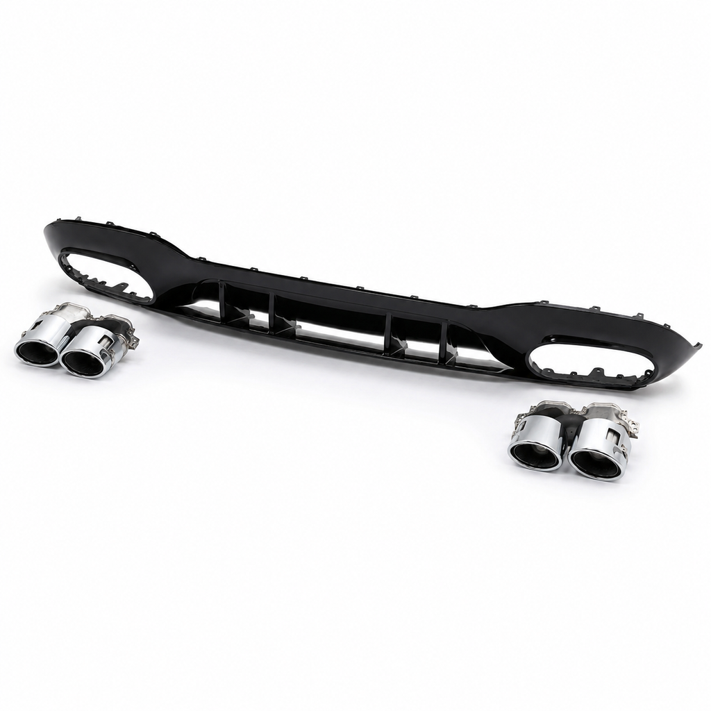 Pack Difusor + Colas Doble Salida Mercedes-Benz A-Class Estilo A45